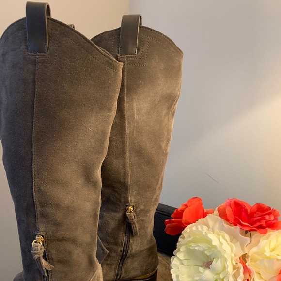 Suede riding boots - Picture 4 of 7